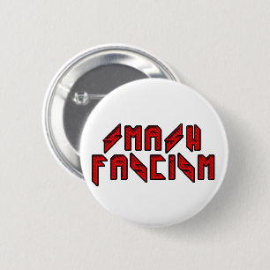 Retro Rocker - Smash Fascism Knapp