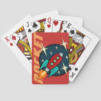 RETRO ROCKET FRAKT DEK AV SPELKORT