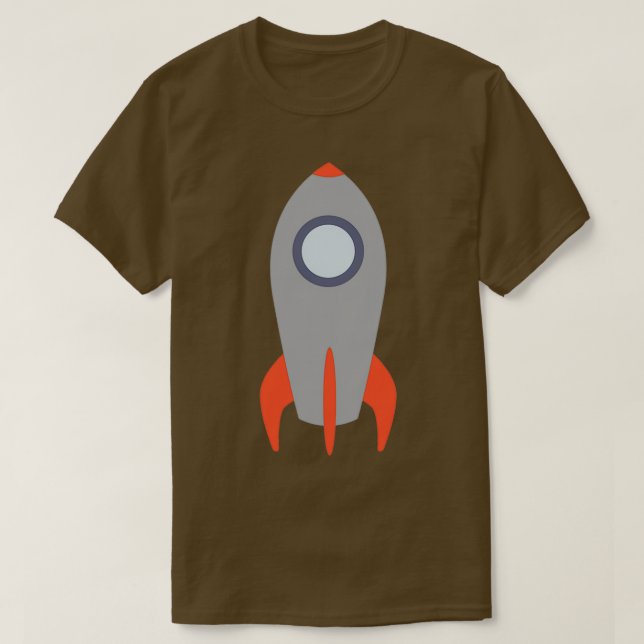 Retro Rocket Frakt T Shirt (Design framsida)