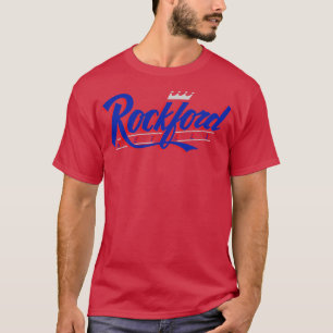 Retro Rockford Royal Baseball 1993 TShirt T Shirt