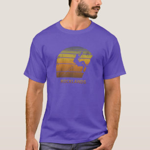 Retro Rocklands Sydafrika Klätterfan gif T Shirt