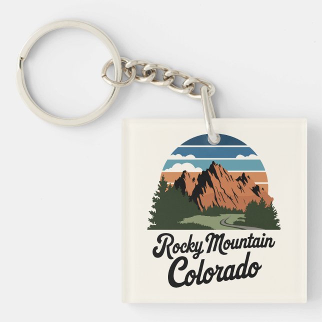 Retro Rocky Mountain nationalpark (Framsidan)