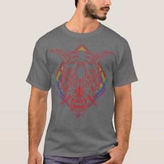 Retro Röd Shinigami T Shirt