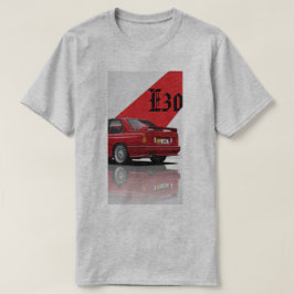 Retro Röd Tysk Klassisk Sportkupé T Shirt