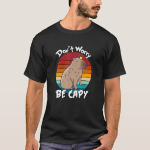 Retro Rodent Capybara är inte orolig för att vara T Shirt