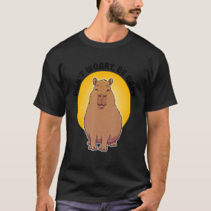 Retro Rodent Capybara kan inte vara orolig om du ä T Shirt