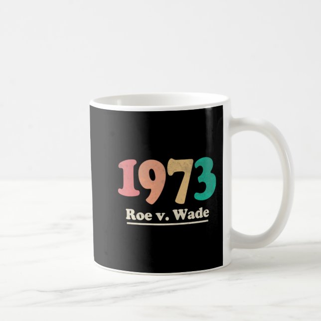 Retro Roe v Wade Roe V Wade Kaffemugg (Höger)