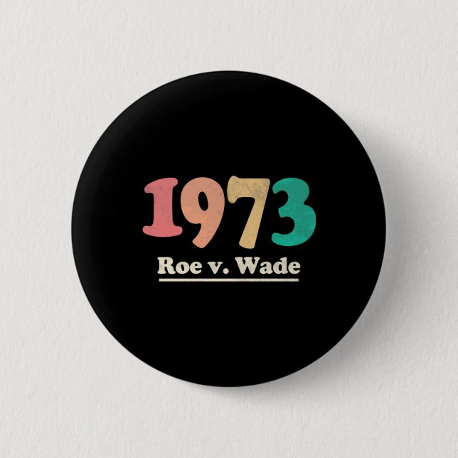 Retro Roe v Wade Roe V Wade Knapp (Framsida)