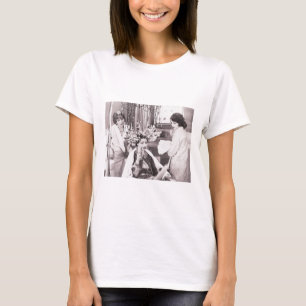 Retro rolig hårsalong t shirt
