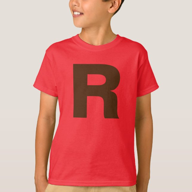 RETRO ROLIG MONOGRAM vid Slipperywindow Tee Shirt (Framsida)