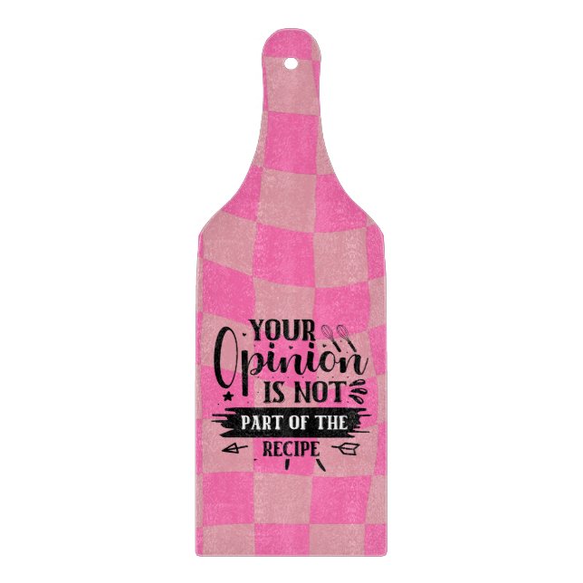 Retro rolig rosa köksskrift  (Framsidan)