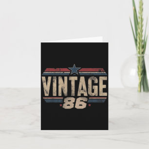 Retro Roligt 1986 Vintage 40-årsdag 40 år gammal Kort