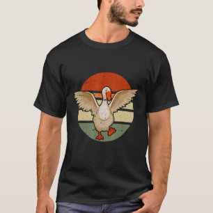 Retro Roligt Anka Vintage Stil Shirt 70 s 80-årsup T