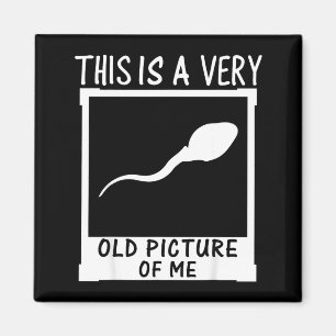 Retro Roligt Detta Är En Väldig Gammal Bild På Mig Magnet
