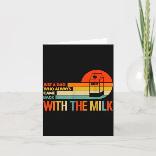 Retro Roligt Pappa Citat Design Present För Fars D Kort (Framsida)