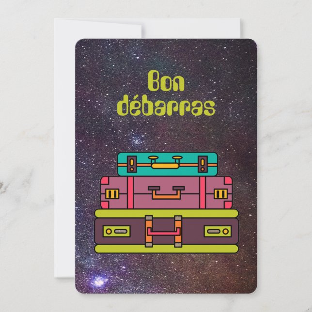 Retro roligt Quebecois Julkort (Framsida)