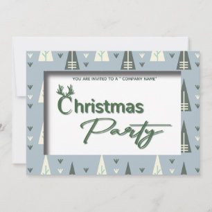 Retro-roligt-typografi - företag jul party inbjudningar