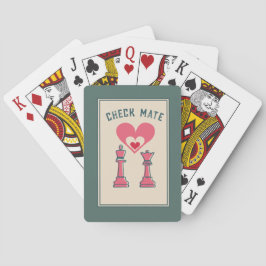 Retro roligt Valentine Gifts Checkmate Casinokort