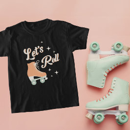 Retro Roller Skating Flick kalas T Shirt