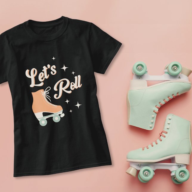 Retro Roller Skating Födelsedagsfest T Shirt (Skapare uppladdad)