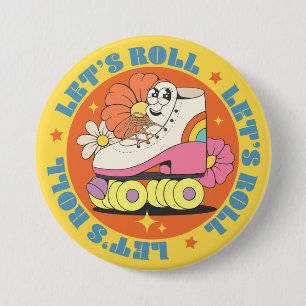Retro Roller Skating Knapp