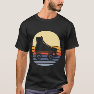 Retro Rollerblades Roller Skal T Shirt