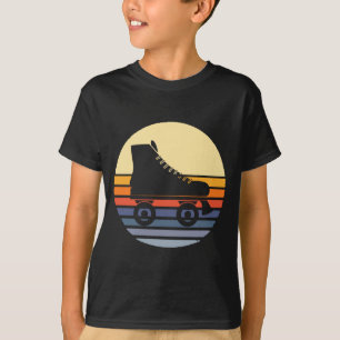 Retro Rollerblades Roller Skal T Shirt