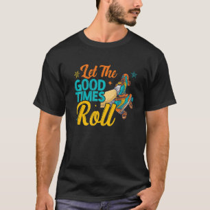 Retro Rollerskates 80's Derby Roller Skating for T Shirt