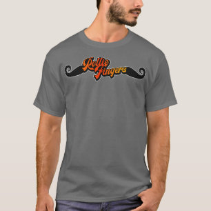 Retro Rollie Finger Handlebar Mustache Tribute T Shirt