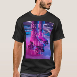 Retro Rolls 90-tals Streetwear Svart Unisex T-shir T Shirt