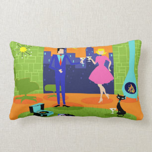 Retro Romantic Evening par lumbar Pillow Lumbarkudde