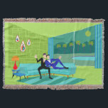 Retro Romantic Gay Couple Throw Blanket Mysfilt<br><div class="desc">Den här Retro Romantic Gay Couple Throw Blanket-designen är helt enkelt fantastisk! 1960-talets minimalistiska konstdesign i stil har ett attraktivt par som njuter av en romantisk kväll. De sitter fast på sin vackra, moderna turkossektionering, i sitt hem Handflatan Vår. Det sofistikerade, gröna kalkrummet har en framträdande plats i en sluten...</div>