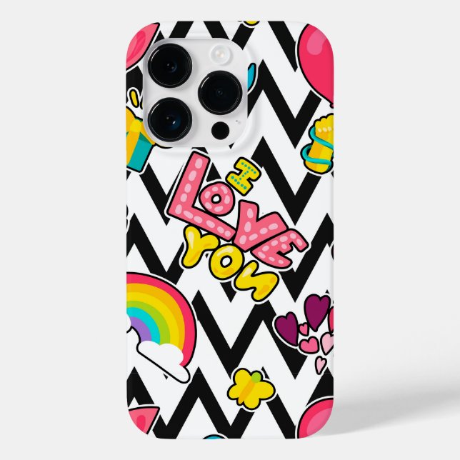 Retro Romantic Mönster (Baksida)