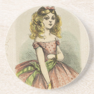 Retro Romantic Valentine's Day Card, 19th century Underlägg