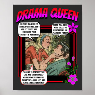 Retro Romantik - Drama Queen - Poster