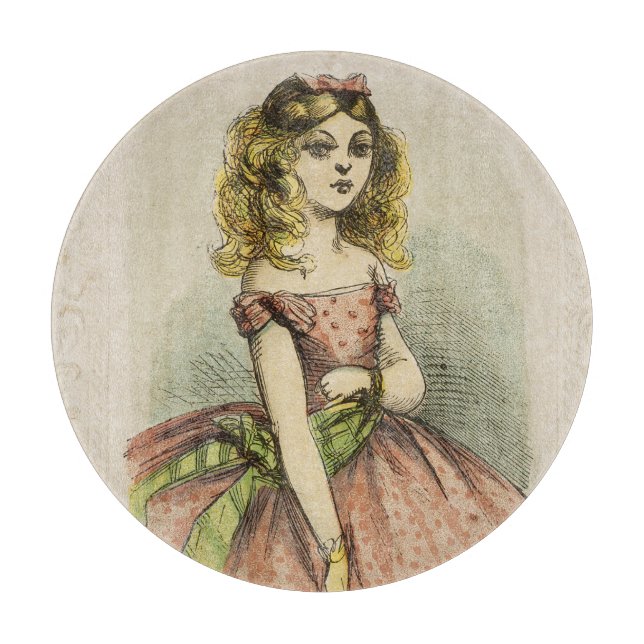 Retro romantisk Alla hjärtans dag-kort, 1800-talet (Framsidan)