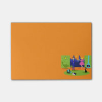 Retro Romantiskt par Post it Notes