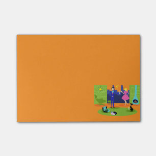 Retro Romantiskt par Post it Notes Post-it Block