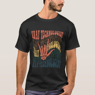 Retro-röntgenteknik för radiograf eller radiol t shirt