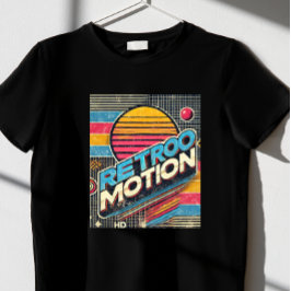 RETRO RÖRELSE T SHIRT