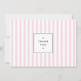 Retro Rosa Candy Rand Tack Anteckningskort