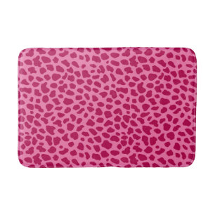 Retro Rosa Cheetah Skriv ut Trendig y2k Aesthetic Badrumsmatta