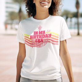 Retro Rosa Disco Boll i min födelsedag Party T Shirt