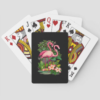 Retro Rosa Flamingos Classic Casinokort