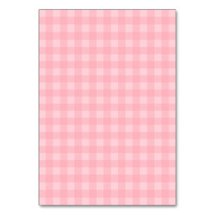 Retro Rosa Gingham Checkered Mönster Background Bordsnummer