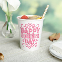 Retro Rosa Glad Mors Dag