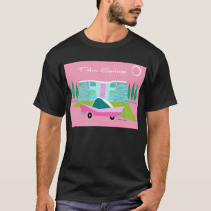 Retro Rosa Handflatan Vår T-Shirt