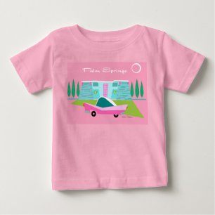Retro Rosa Handflatan Vår T-Shirt