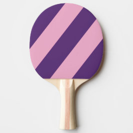 Retro Rosa Himmel Fet Ränder Pingisracket