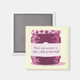 Retro Rosa Jelly Burk Home Canning Humor Kitchen Magnet